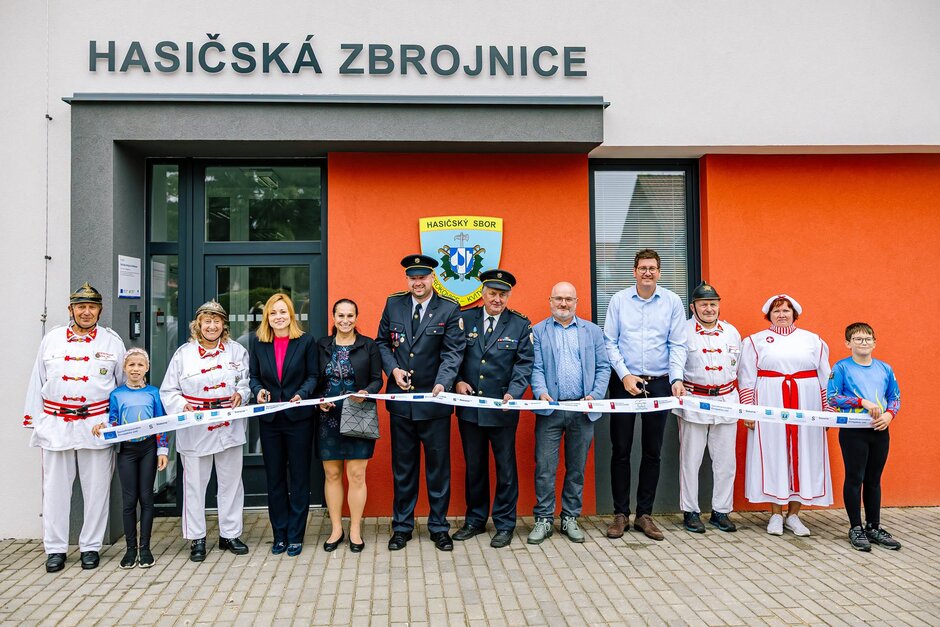 Předali jsme hasičskou zbrojnici v Kvítkovicích